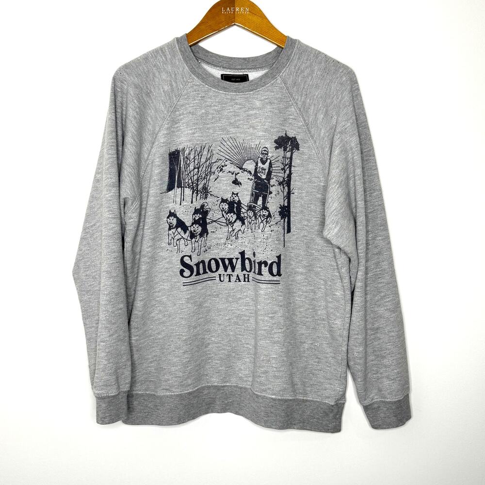 Retro‎ Brand Snowbird Sweatshirt Small Gray